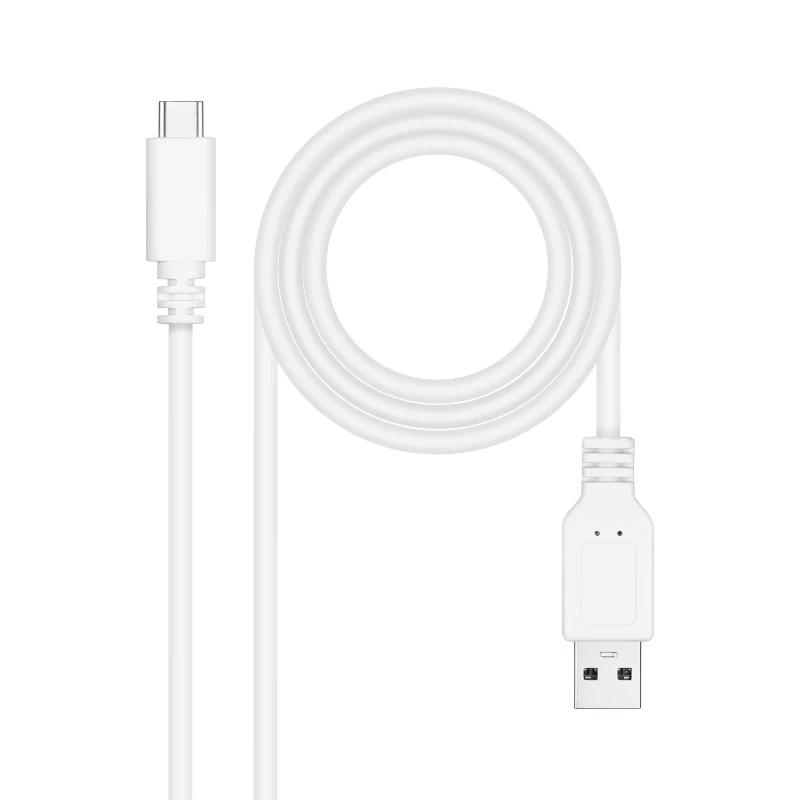 Nanocable 10.01.2100-W cabo USB USB 2.0 0,5 m USB C USB A Branco
