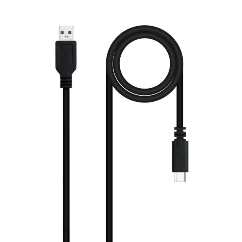Nanocable 10.01.2101-L150 cabo USB USB 2.0 1,5 m USB C USB A Preto