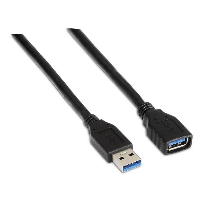Aisens | PC | Cable USB 3.0 Tipo A/M-A/H negro
