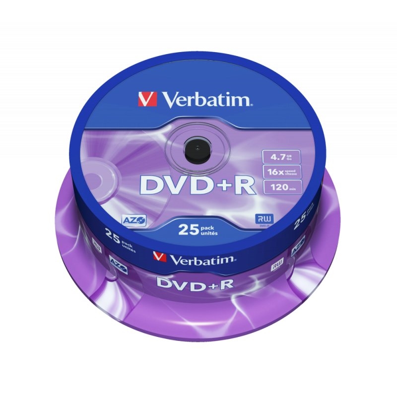 Verbatim DVD+R Matt Silver 4,7 GB 25 unidade(s)