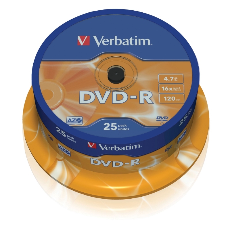 Verbatim 43667 4,7 GB DVD-R 25 unidade(s)