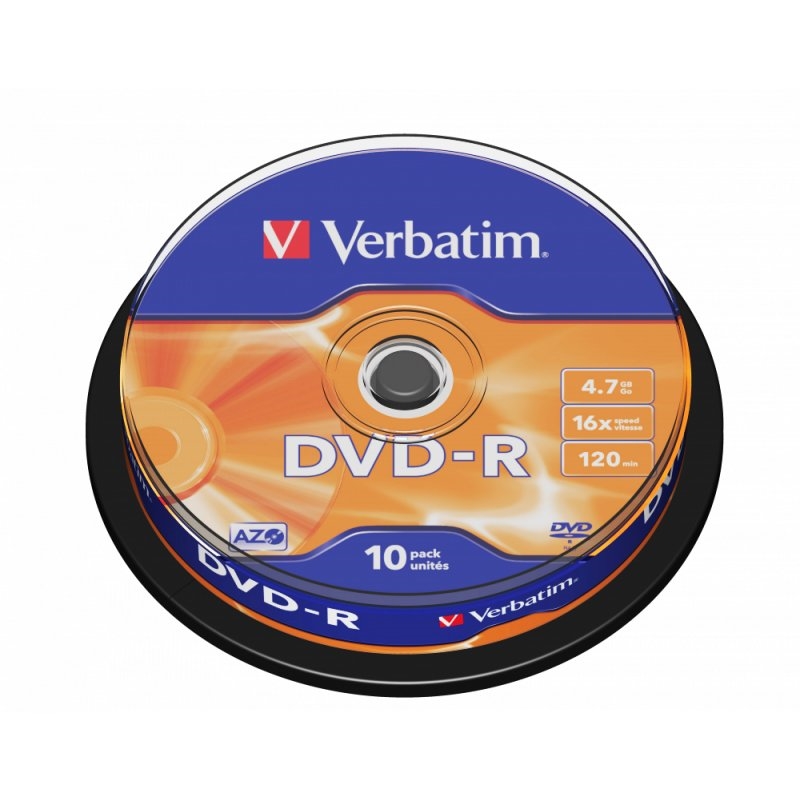 Verbatim DVD-R Matt Silver 4,7 GB 10 unidade(s)
