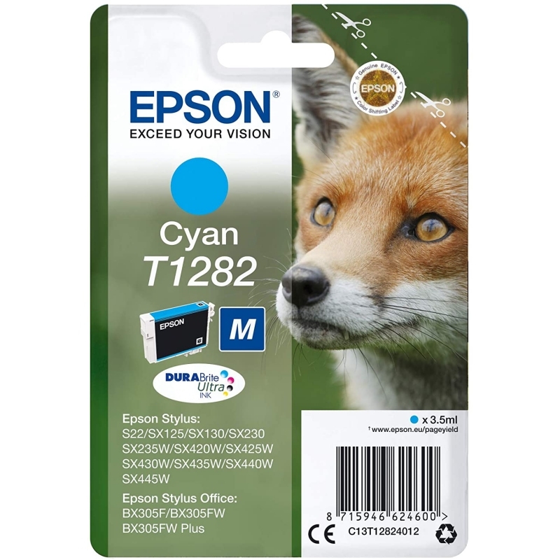 Epson Fox T1282 tinteiro 1 unidade(s) Original Ciano
