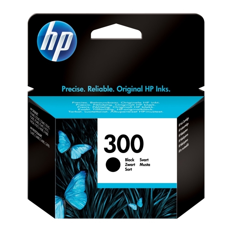 HP 300 Black Original Ink Cartridge tinteiro 1 unidade(s) Rendimento padrão