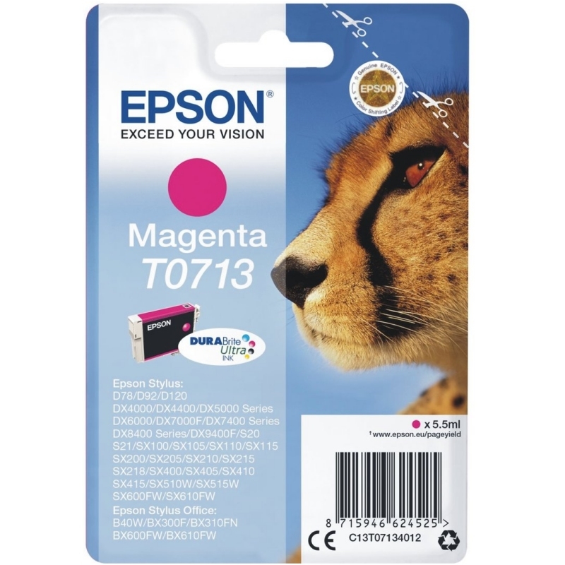 Epson T0713 tinteiro 1 unidade(s) Original Magenta