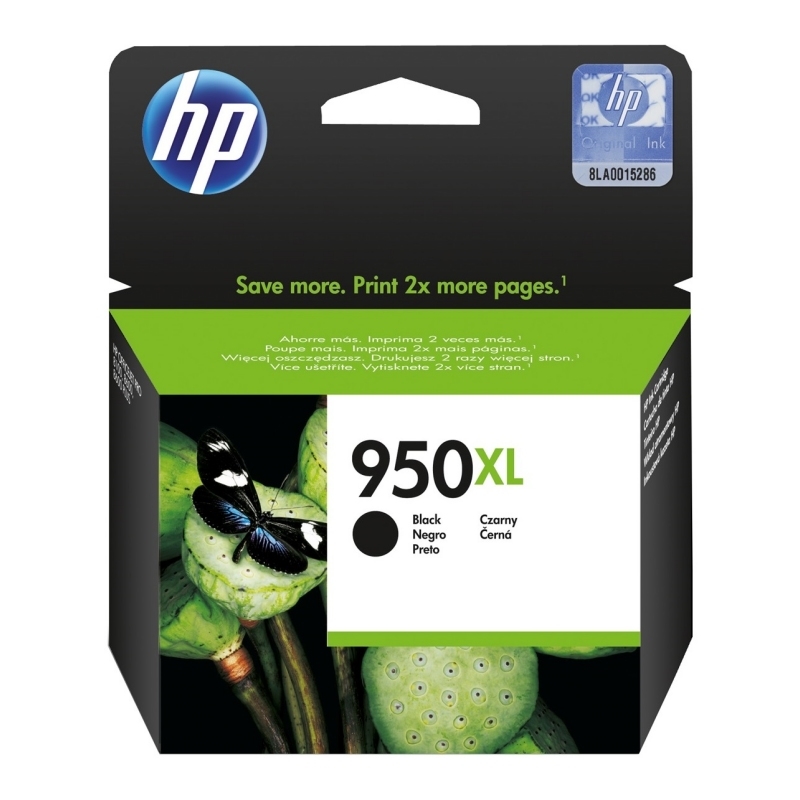 HP 950XL High Yield Black Original Ink Cartridge tinteiro 1 unidade(s) Rendimento alto (XL)