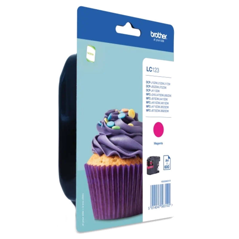 Brother LC123MBP tinteiro 1 unidade(s) Original Magenta