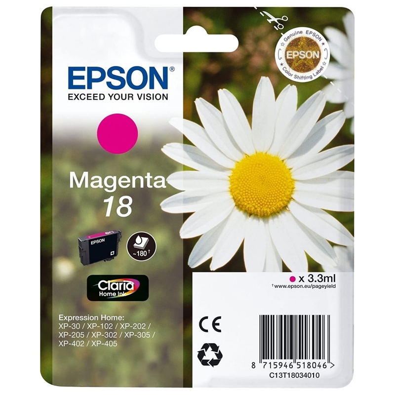 Epson Daisy C13T18034022 tinteiro 1 unidade(s) Original Magenta