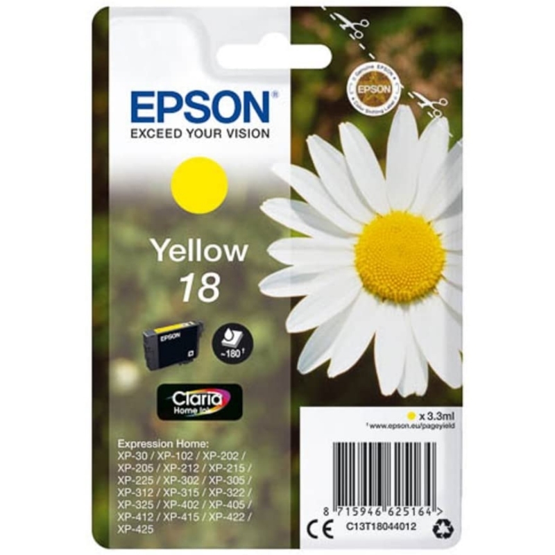 Epson Daisy C13T18044022 tinteiro 1 unidade(s) Original Amarelo