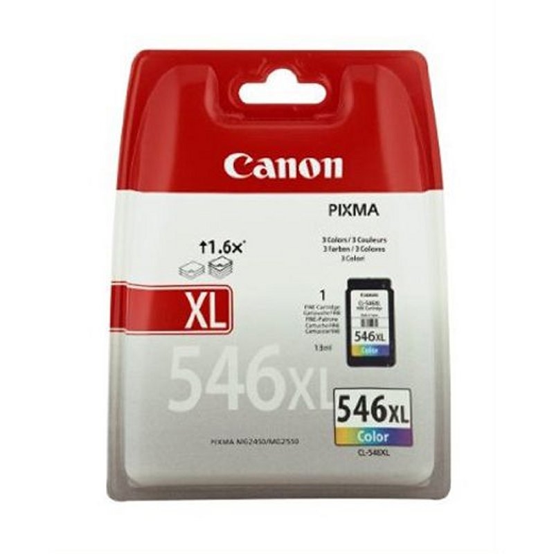 Canon PG-546XL tinteiro 1 unidade(s) Original Rendimento alto (XL) Ciano, Magenta, Amarelo