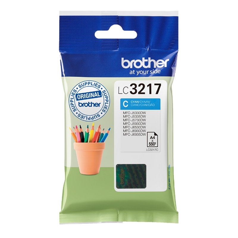 Brother LC3217C tinteiro 1 unidade(s) Original Ciano