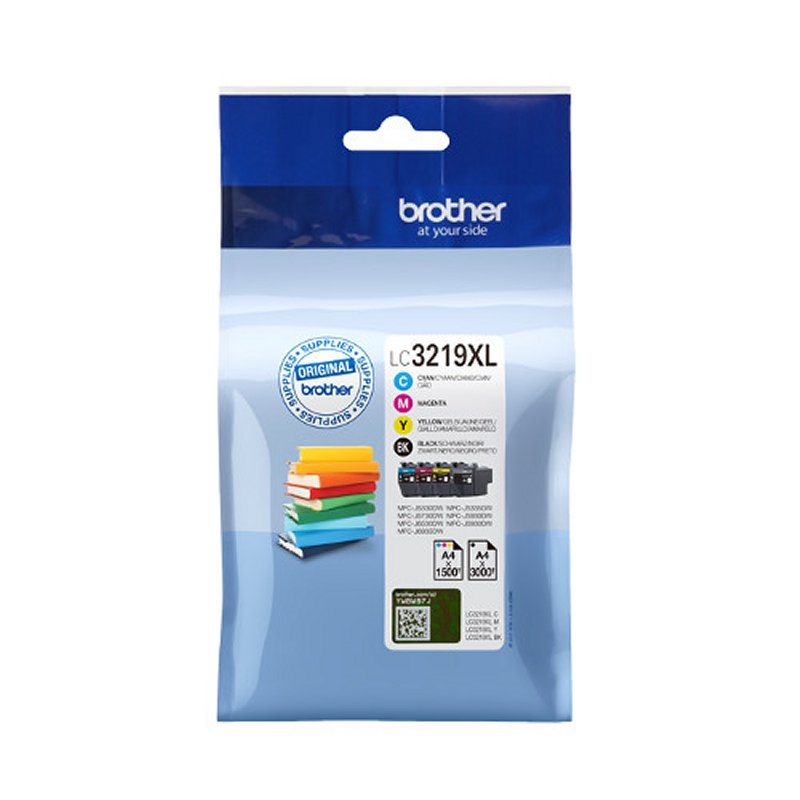 Brother LC3219XLVAL toner 4 unidade(s) Original Preto, Ciano, Magenta, Amarelo
