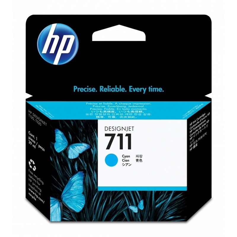 HP 711 29-ml Cyan DesignJet Ink Cartridge cabeça de impressão Jato de tinta térmico
