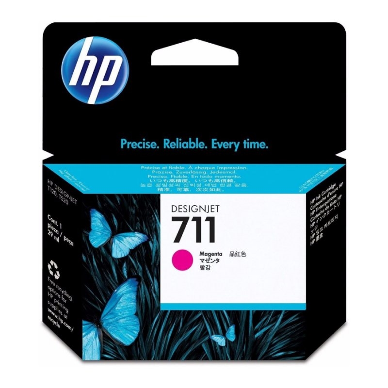 HP 711 29-ml Magenta DesignJet Ink Cartridge cabeça de impressão Jato de tinta térmico