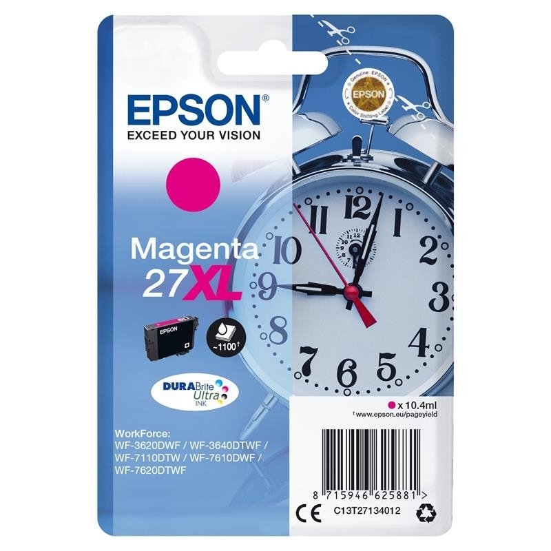 Epson Alarm clock C13T27134012 tinteiro 1 unidade(s) Original Rendimento alto (XL) Magenta