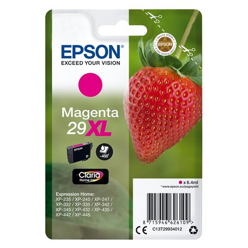 Epson Strawberry C13T29934012 tinteiro 1 unidade(s) Original Rendimento alto (XL) Magenta