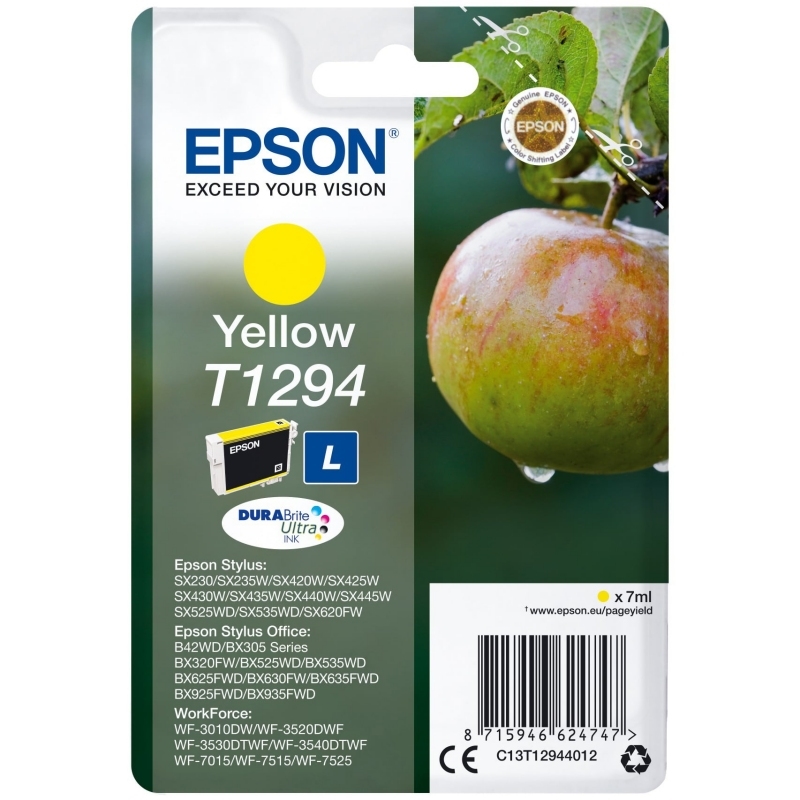 Epson Apple T1294 tinteiro 1 unidade(s) Original Amarelo