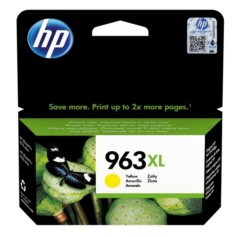 HP 963XL High Yield Yellow Original Ink Cartridge tinteiro 1 unidade(s) Rendimento alto (XL)