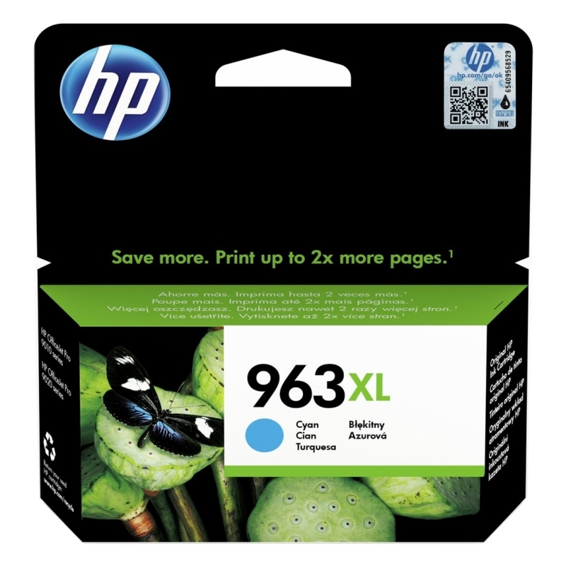 HP 963XL High Yield Cyan Original Ink Cartridge tinteiro 1 unidade(s) Rendimento alto (XL)