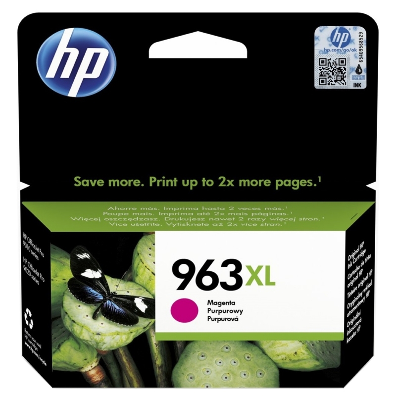 HP 963XL High Yield Magenta Original Ink Cartridge tinteiro 1 unidade(s) Rendimento alto (XL)