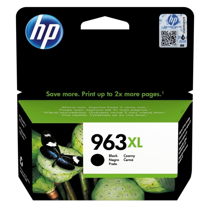 HP 963XL High Yield Black Original Ink Cartridge tinteiro 1 unidade(s) Rendimento alto (XL)