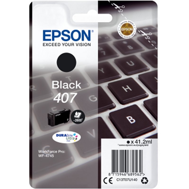Epson WF-4745 tinteiro 1 unidade(s) Original Rendimento alto (XL) Preto