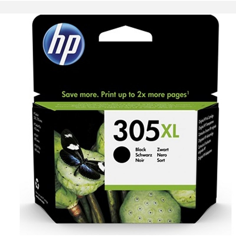 HP 305XL High Yield Black Original Ink Cartridge tinteiro 1 unidade(s) Rendimento alto (XL)
