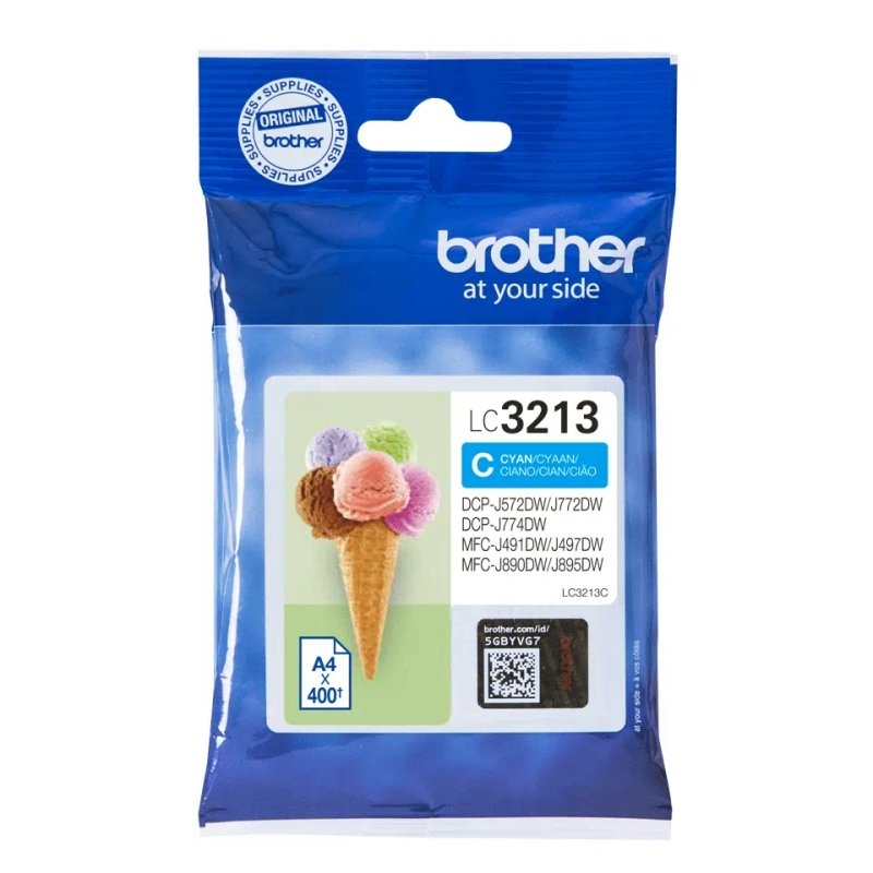 Brother LC3213C tinteiro 1 unidade(s) Original Rendimento alto (XL) Ciano