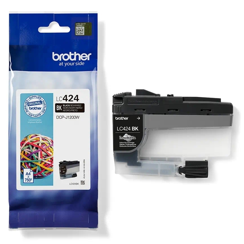 Brother | Cartucho LC424BK | Preto