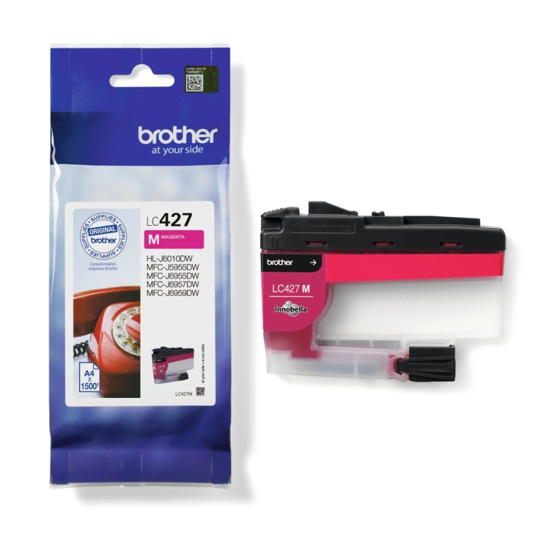 Brother LC-427M tinteiro 1 unidade(s) Original Rendimento padrão Magenta