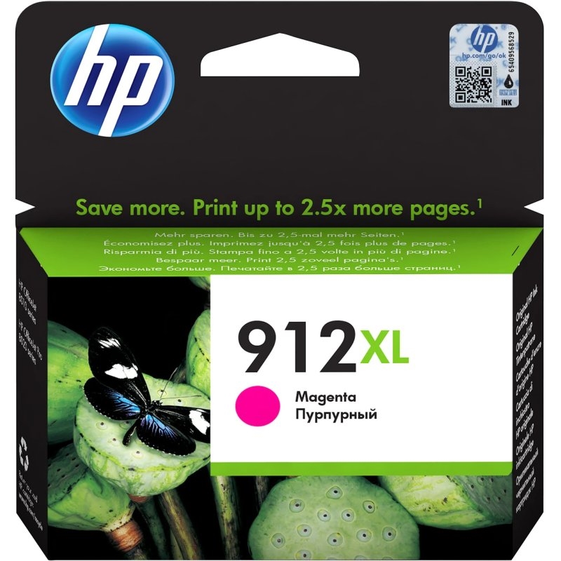 HP 912XL High Yield Magenta Original Ink Cartridge tinteiro 1 unidade(s) Rendimento alto (XL)