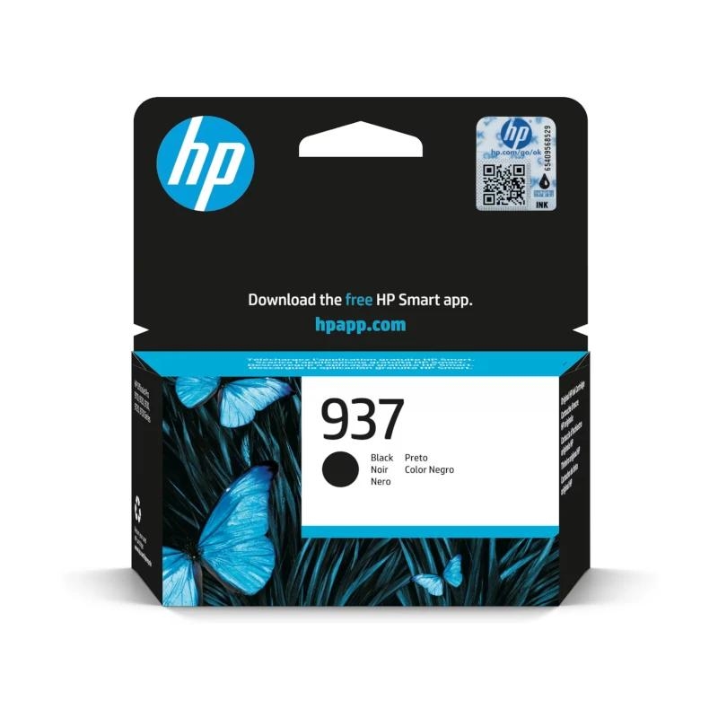 HP 937 Black Original Ink Cartridge tinteiro 1 unidade(s) Rendimento padrão