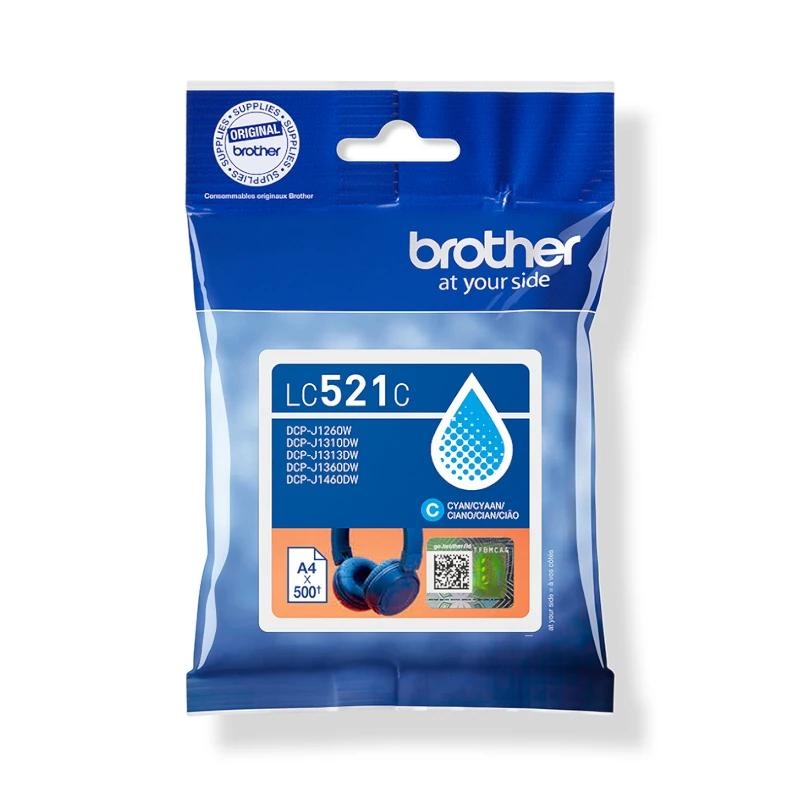 Brother LC521C tinteiro 1 unidade(s) Original Ciano
