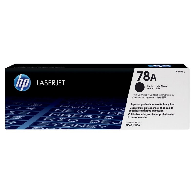 HP 78A Black Original LaserJet Cartridge toner 1 unidade(s)