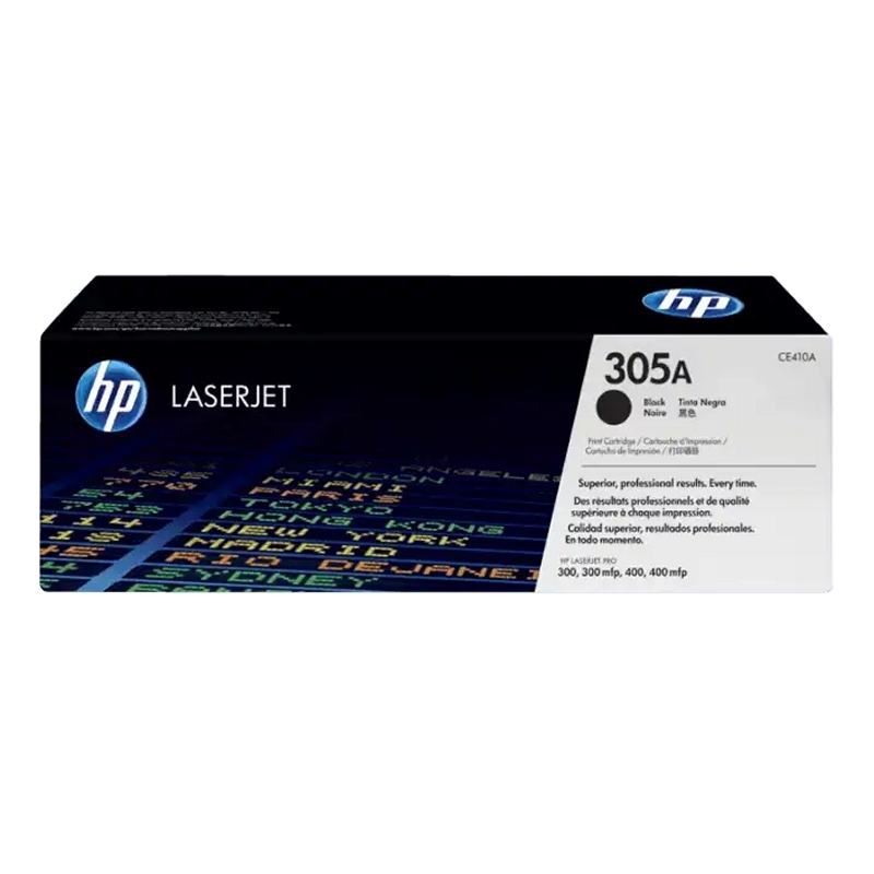 HP 305A Black Original LaserJet Cartridge toner 1 unidade(s)