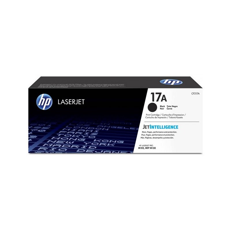 HP 17A Black Original LaserJet Cartridge toner 1 unidade(s)