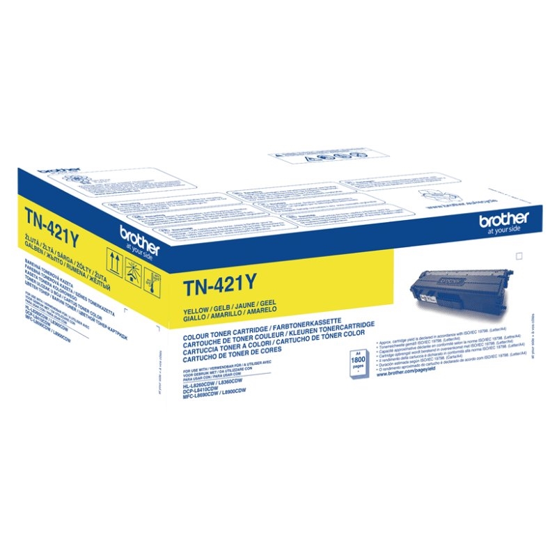 Brother TN-421Y toner 1 unidade(s) Original Amarelo