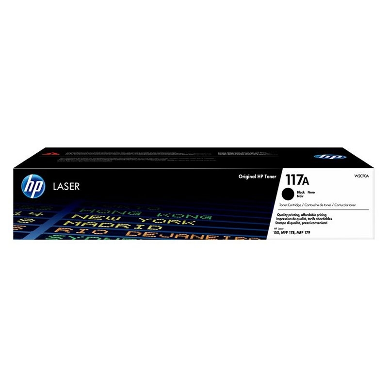HP 117A Black Original Laser Cartridge toner 1 unidade(s)
