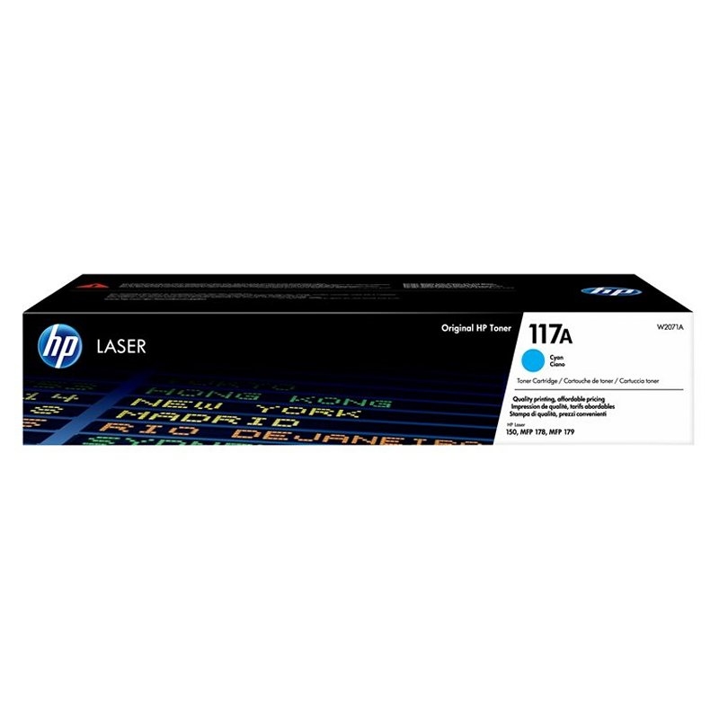 HP 117A Cyan Original Laser Cartridge toner 1 unidade(s)