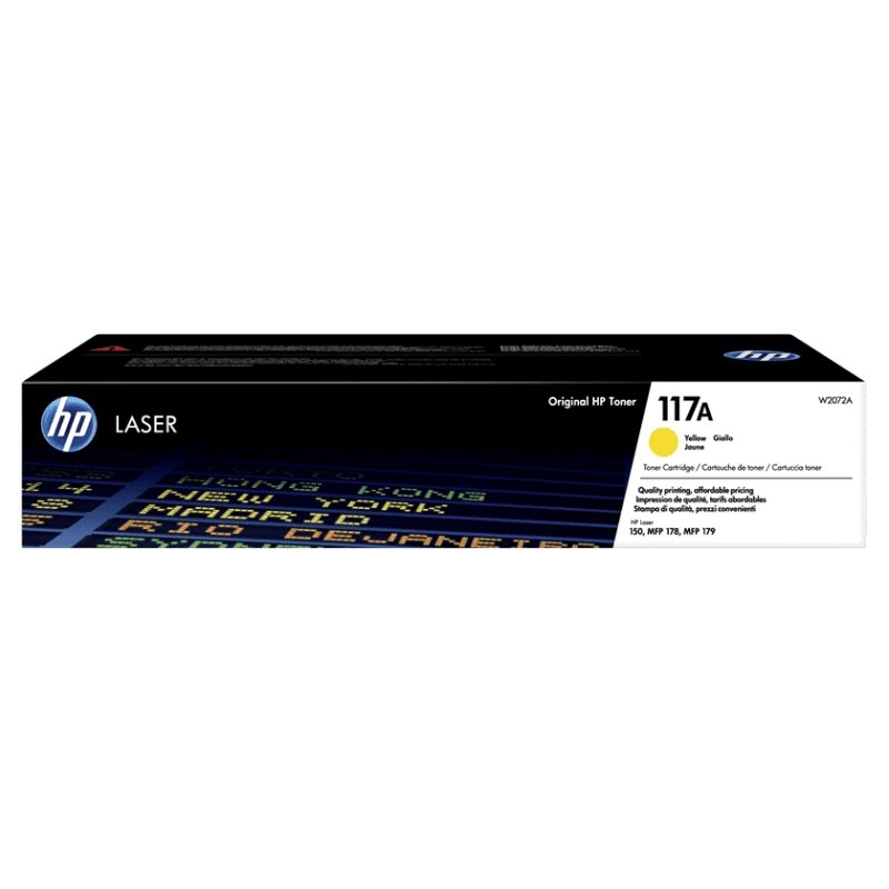 HP 117A Yellow Original Laser Cartridge toner 1 unidade(s)