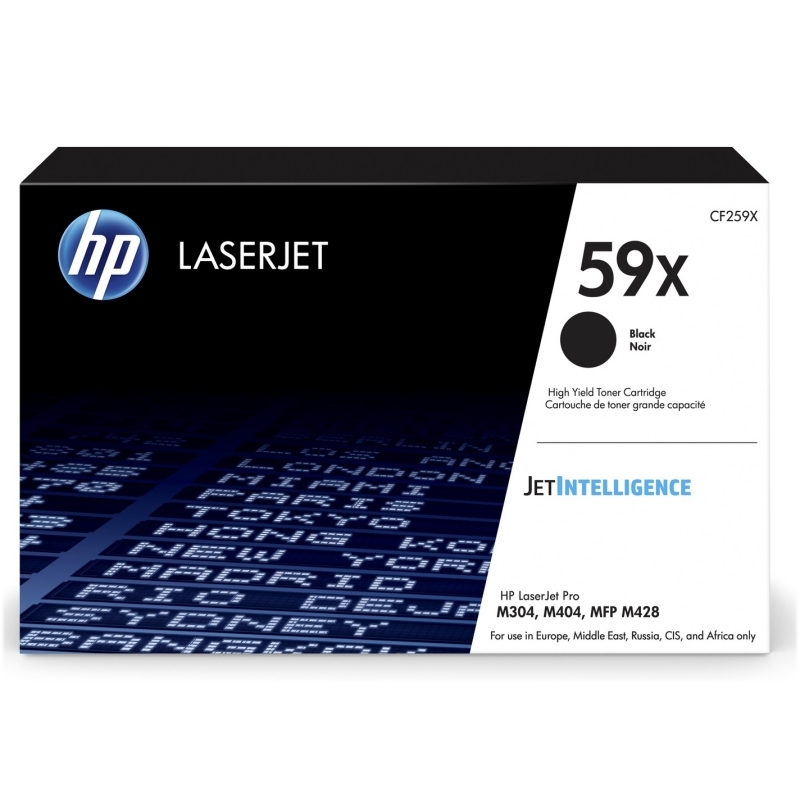 HP 59X High Yield Black Original LaserJet Cartridge toner 1 unidade(s)
