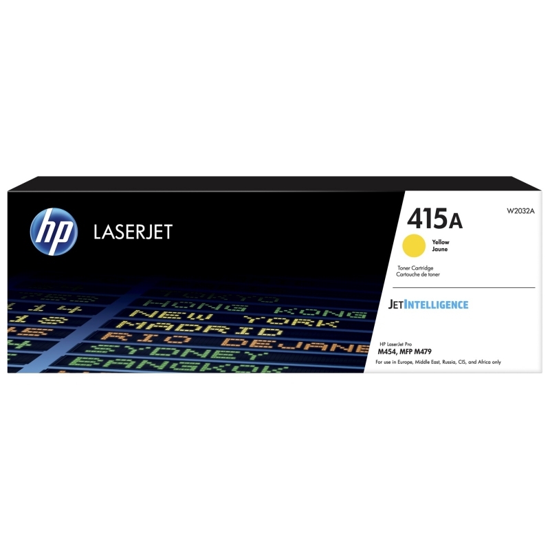 HP 415A Yellow Original LaserJet Cartridge toner 1 unidade(s)