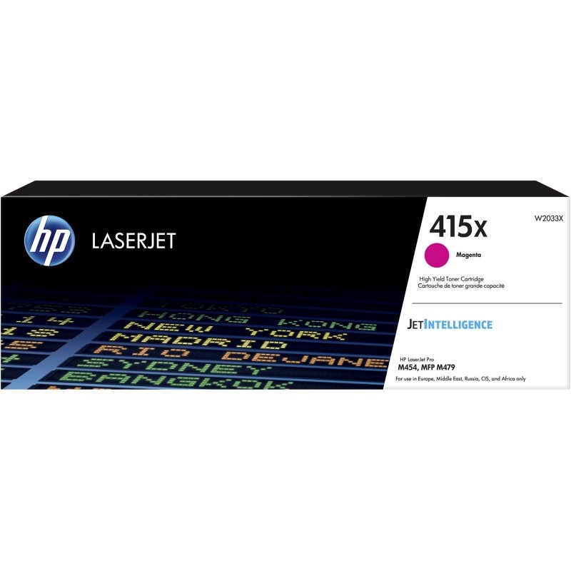 HP 415X High Yield Magenta Original LaserJet Cartridge toner 1 unidade(s)