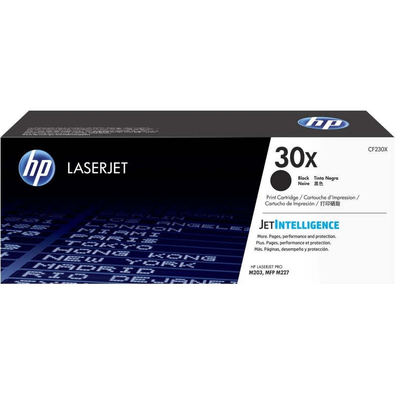 HP 30X High Yield Black Original LaserJet Cartridge toner 1 unidade(s)