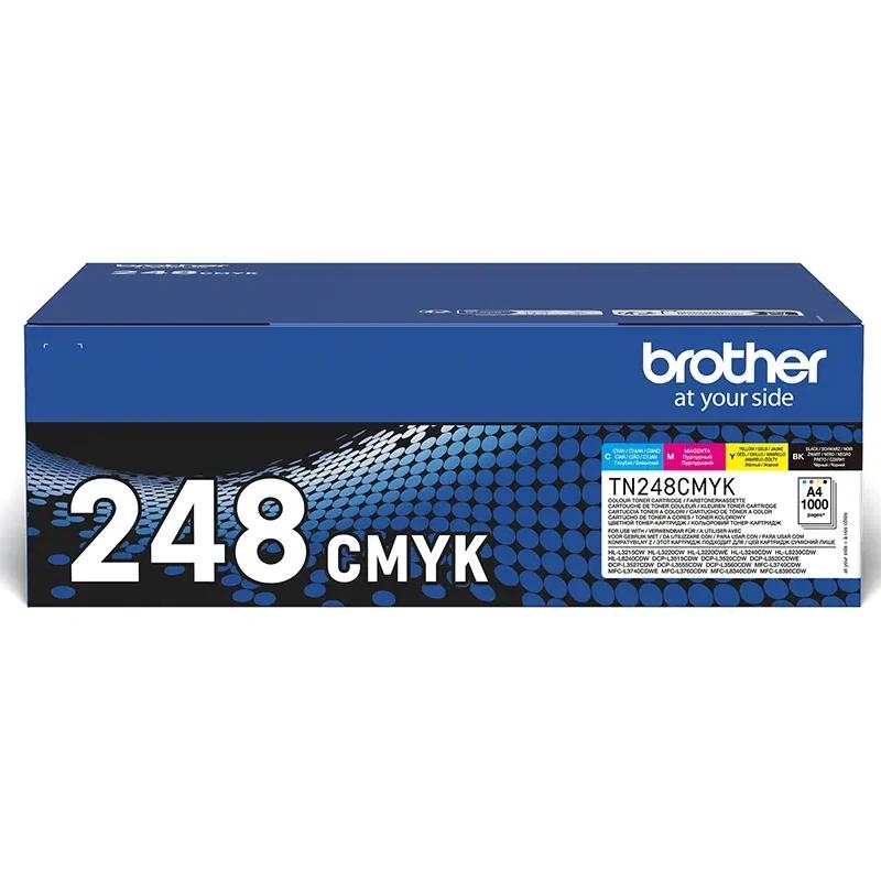 Brother TN-248VAL toner 4 unidade(s) Original Preto, Ciano, Magenta, Amarelo
