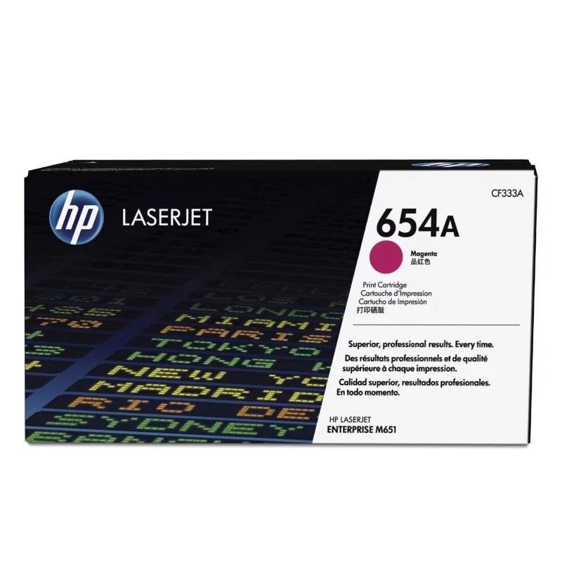 HP 654A Magenta Original LaserJet Cartridge toner 1 unidade(s)