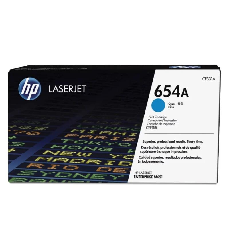 HP 654A Cyan Original LaserJet Cartridge toner 1 unidade(s)