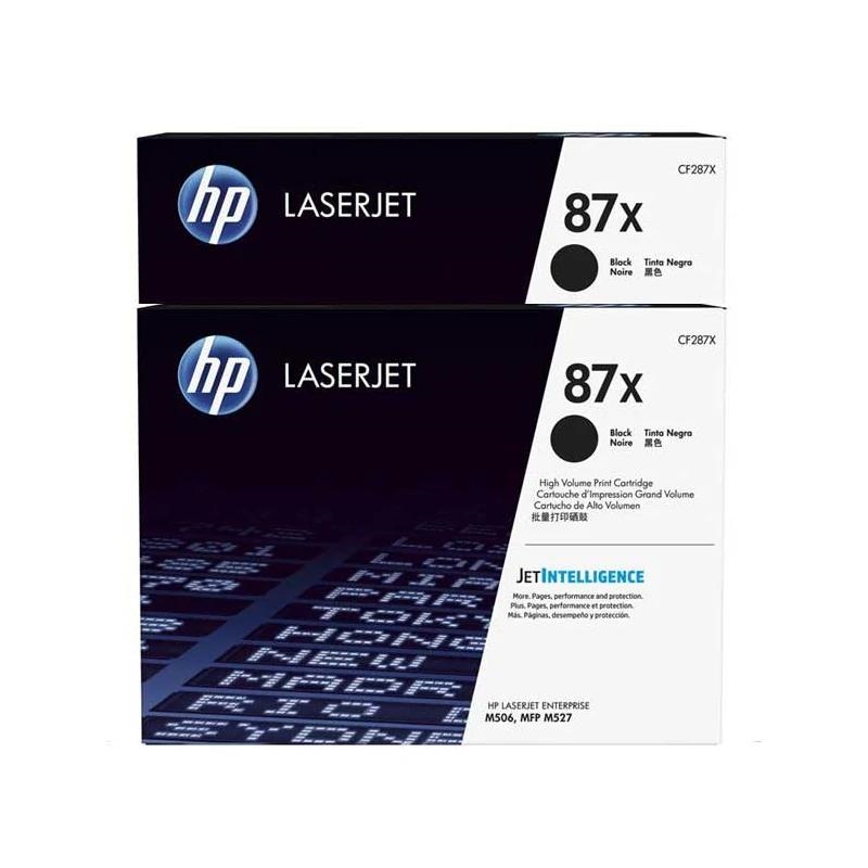 HP 87X 2-pack High Yield Black Original LaserJet Cartridges toner 2 unidade(s) Preto