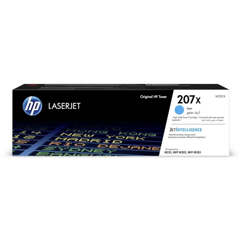 HP 207X High Yield Cyan Original LaserJet Cartridge toner 1 unidade(s)