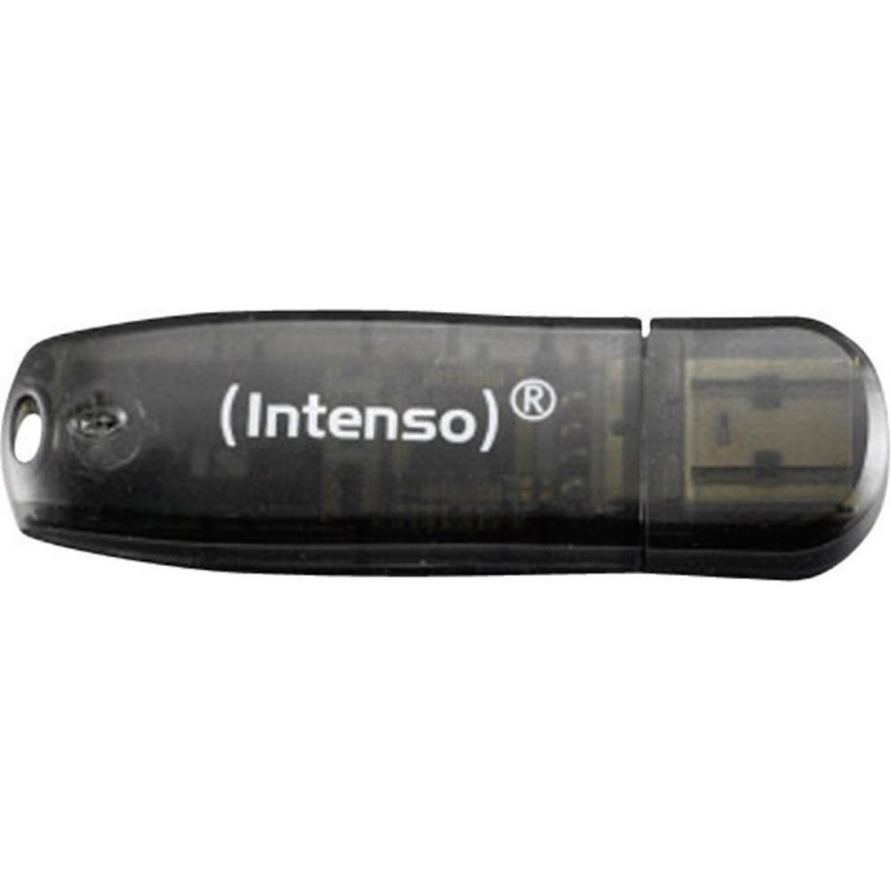 Intenso | Pen Drive | 3502470 Pen USB 2.0 Arco-íris | 16GB | Preto
